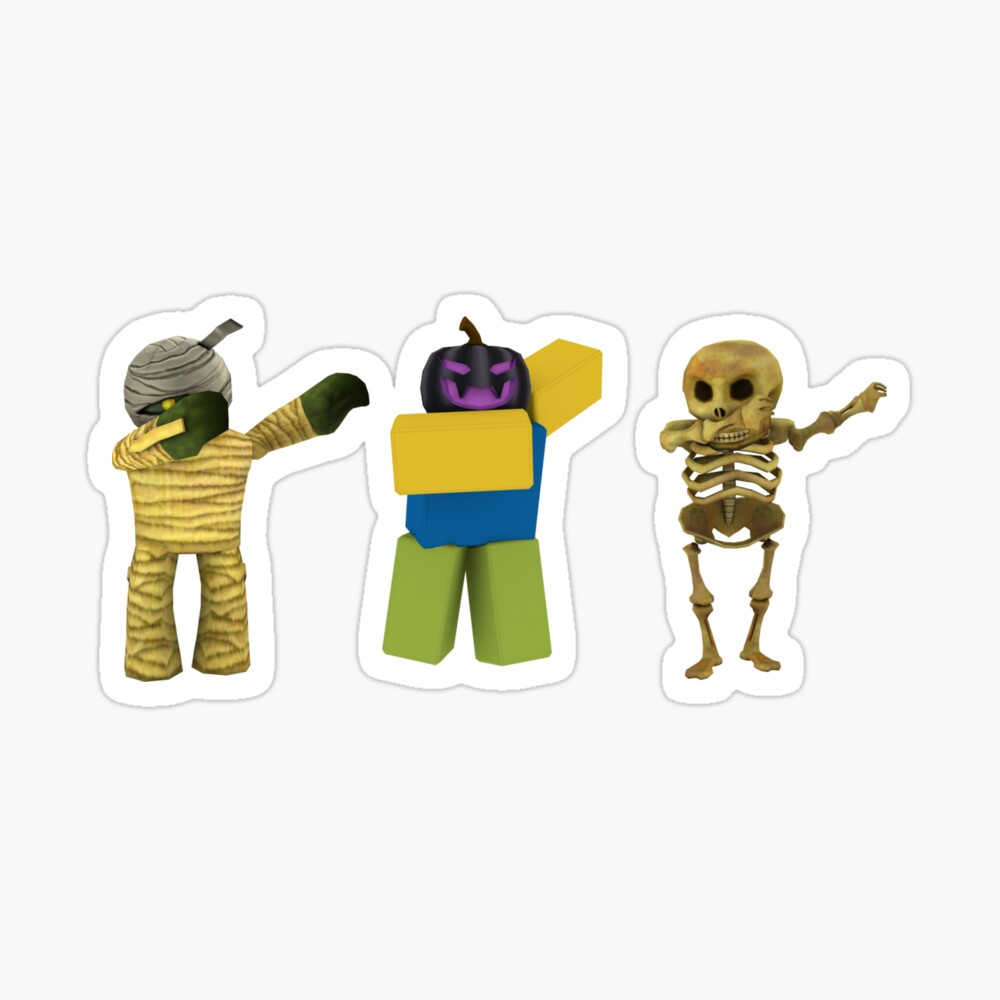 Roblox Oof Dabbing Halloween Tshirt Poster By Smoothnoob Redbubble - c3po face roblox