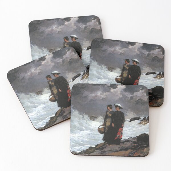 Item preview, Winslow Homer - Watching the Breakers designed and sold by ArtExpression.