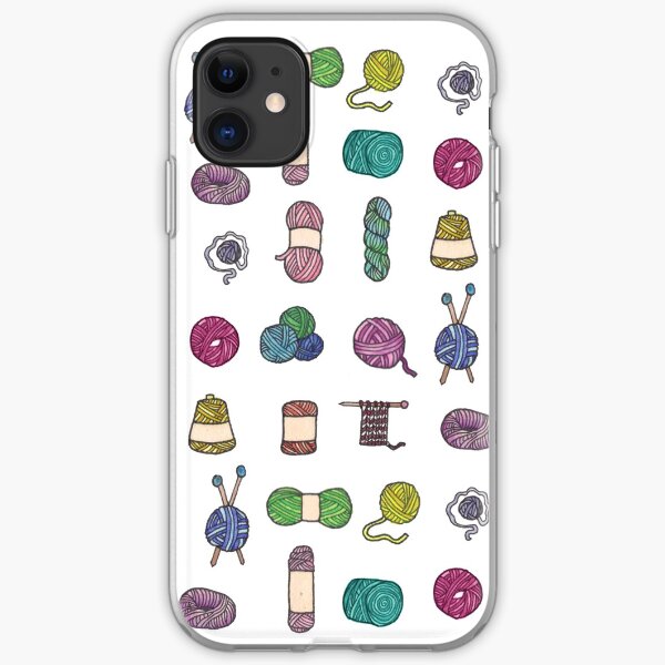 Balls of Yarn - Knitting Watercolor iPhone Soft Case