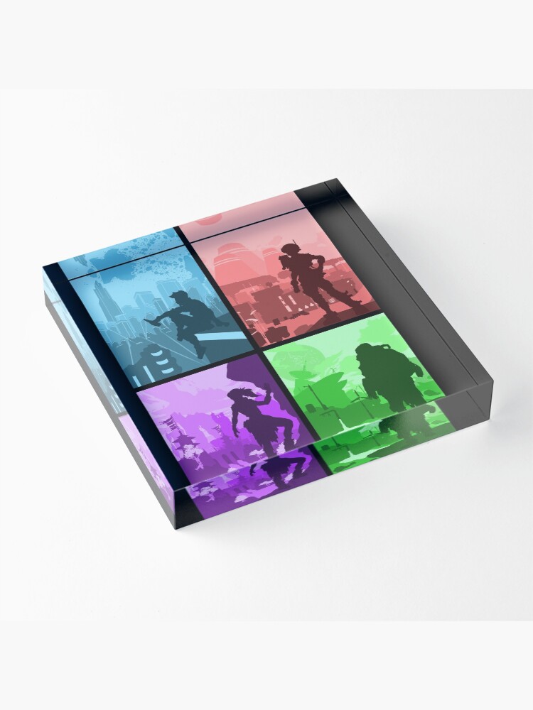 Alternate view of Borderlands 3 Silhouettes Acrylic Block