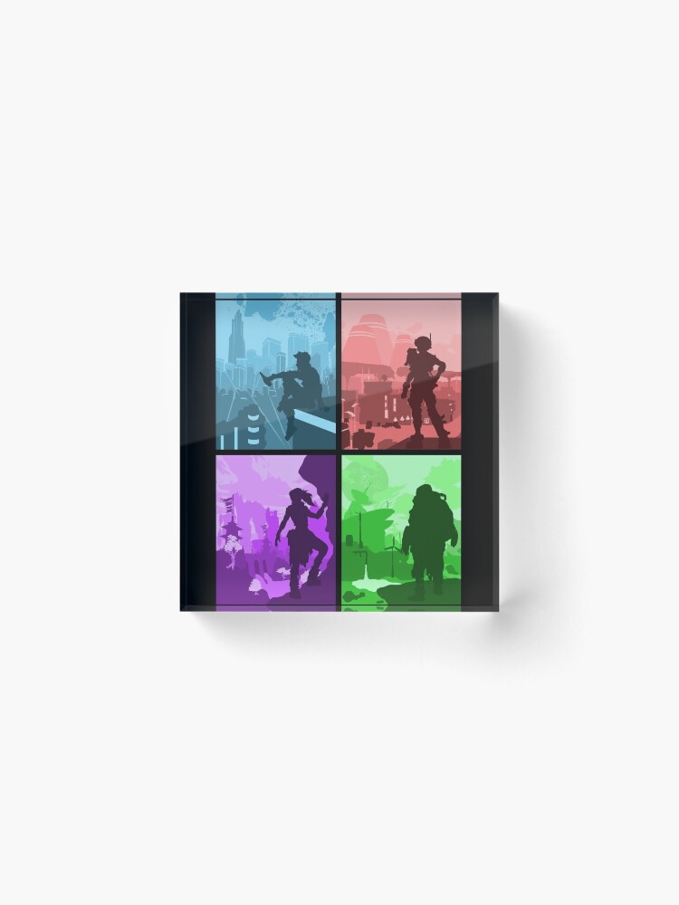 Alternate view of Borderlands 3 Silhouettes Acrylic Block