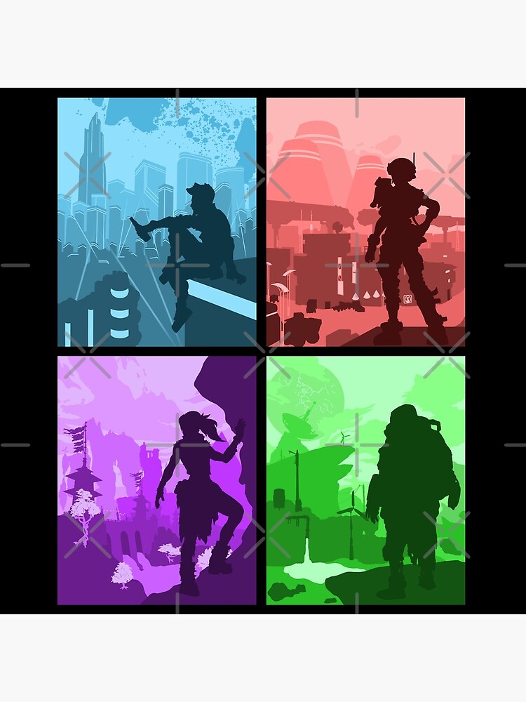 Borderlands 3 Silhouettes by KittyMuffinzz