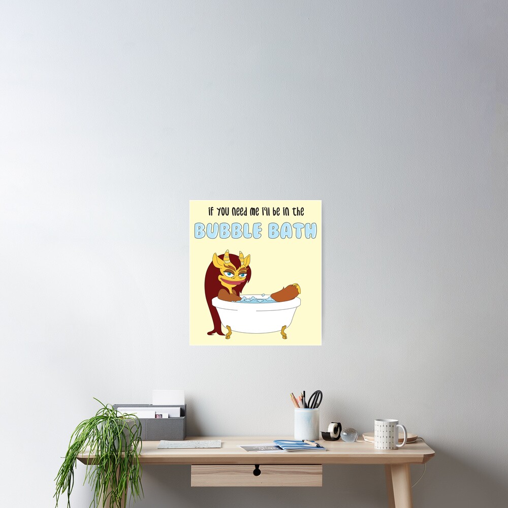 "Bubble Bath Connie the Hormone Monstress" Poster by ChuArts Redbubble