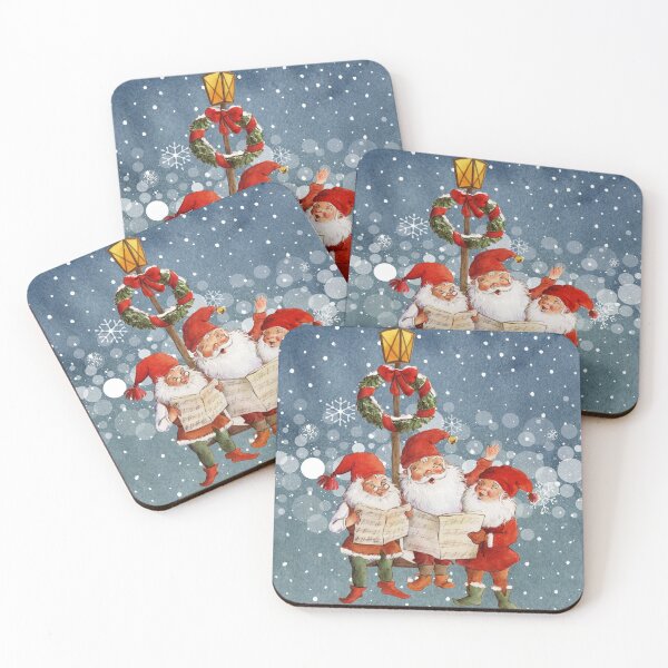 Item preview, Trio of singing elves under streetlight designed and sold by blayzeink.
