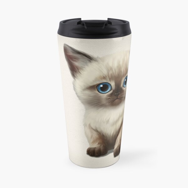 Cataclysm- Siamese Kitten Classic Travel Mug
