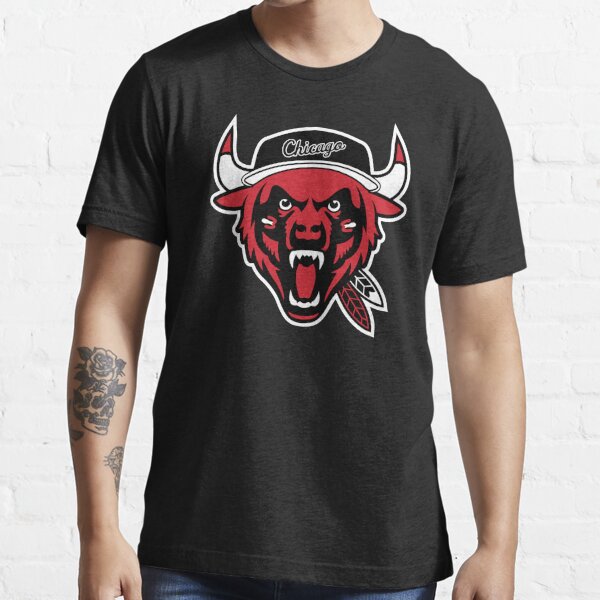 Chicago Sports Teams mashup/mix- Cubs Bears Bulls Blackhawks T Shirt, Mens  Sz S