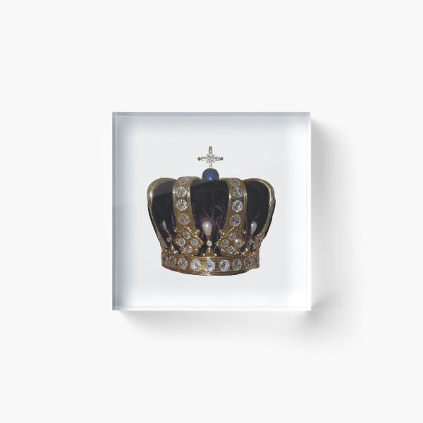 Replica of Crown of Wilhelm II Acrylic Block