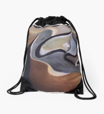 Earth Orchid Drawstring Bag