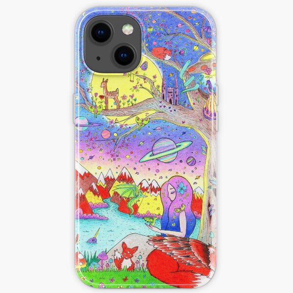 space foxes iPhone Soft Case