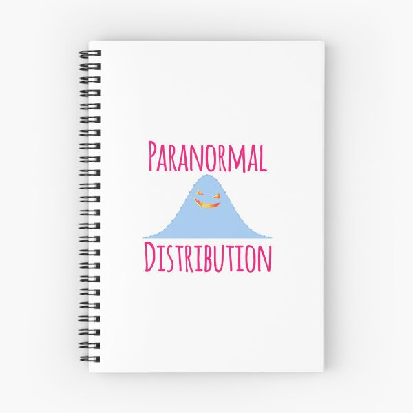 Item preview, Paranormal Distribution Fun Halloween Ghost Normal Math Geek designed and sold by at85productions.