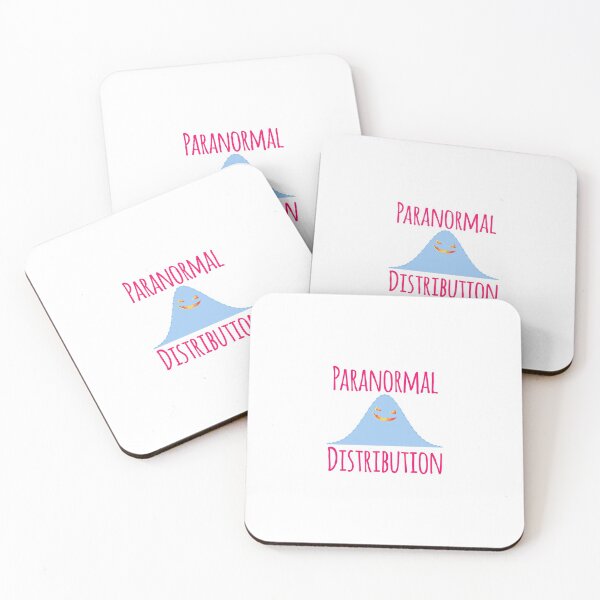 Item preview, Paranormal Distribution Fun Halloween Ghost Normal Math Geek designed and sold by at85productions.