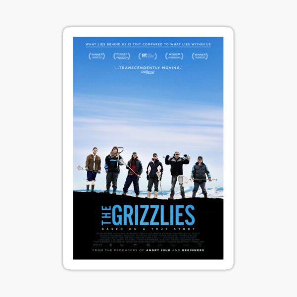 The Grizzlies - Official Poster  Sticker