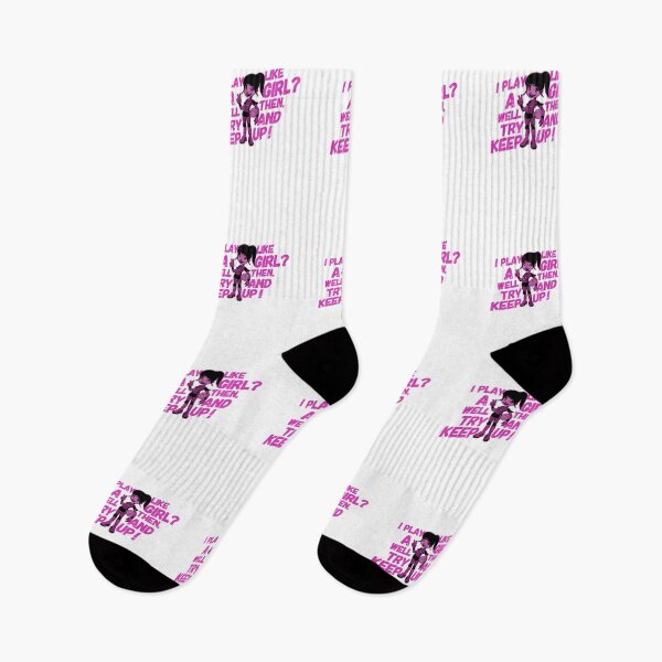 Item preview, I Play Like A Girl Try And Keep Up Pink designed and sold by KoolMoDee.