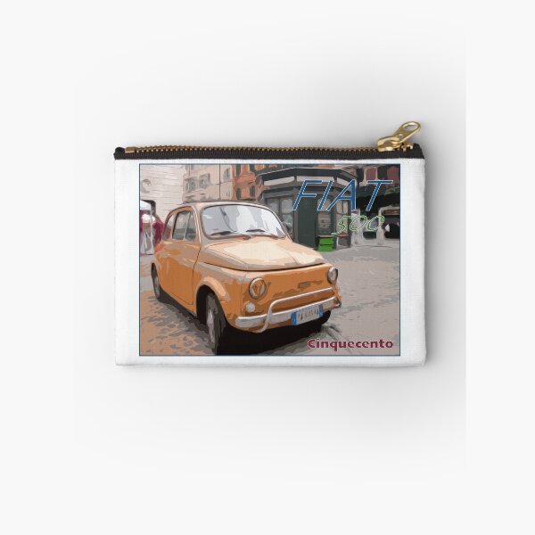 Item preview, Fiat 500, Vintage Poster designed and sold by Sue Knowles.