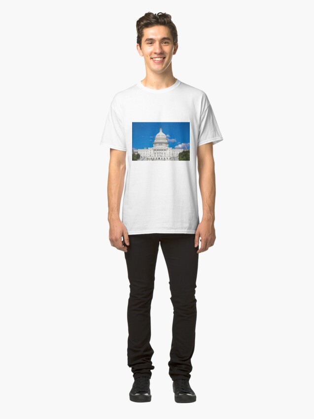 Alternate view of U.S. Capitol in Washington, DC Classic T-Shirt