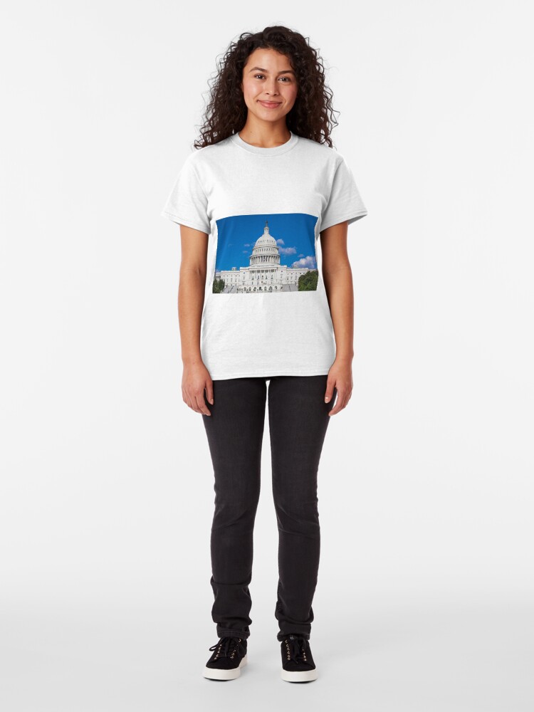 Alternate view of U.S. Capitol in Washington, DC Classic T-Shirt