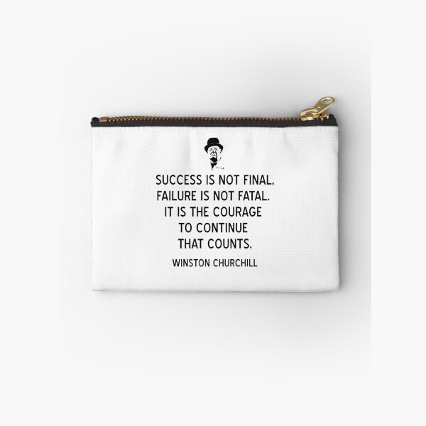 Item preview, Winston Churchill Quote on Courage and Success designed and sold by jutulen.