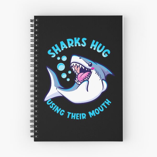 Item preview, Sharks Hug Using Their Mouth Funny Shark Pun designed and sold by perfectpresents.
