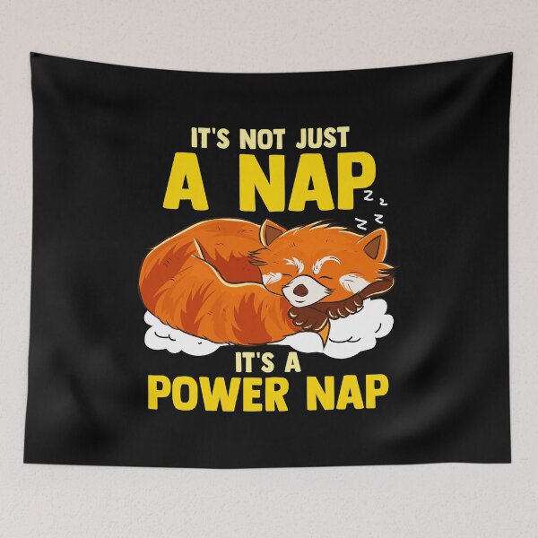 Item preview, It's Not Just a Nap It's a Power Nap Red Panda designed and sold by perfectpresents.