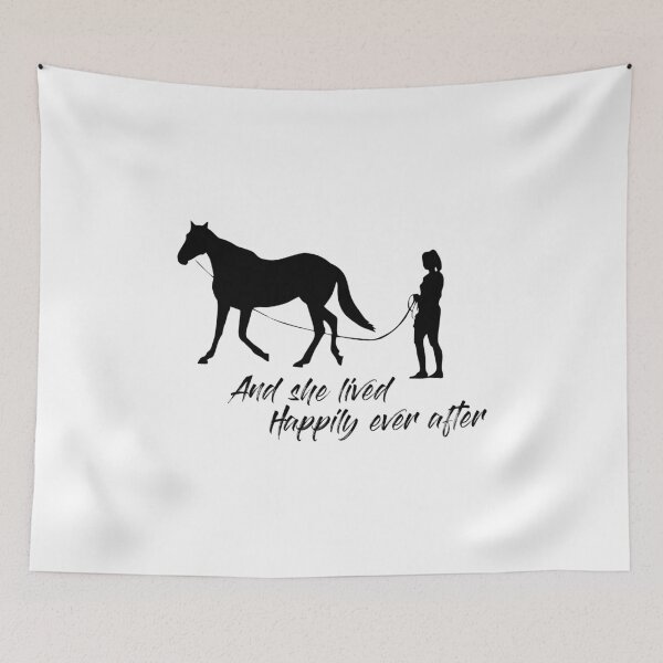 Item preview, And she lived happily ever after Horse horseback riding gift designed and sold by hadleydesigns.