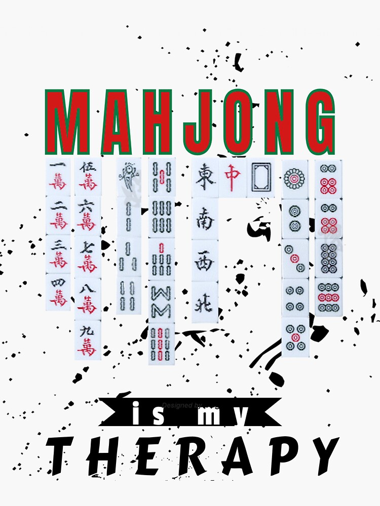 Mahjong is my therapy Mah Jong Solitaire Play Online Titans Connect Board  Game Poster for Sale by tengamerx