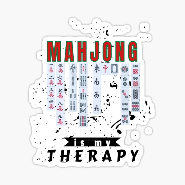 Item preview, Mahjong is my therapy Mah Jong Solitaire Play  Online Titans Connect Board Game designed and sold by tengamerx.