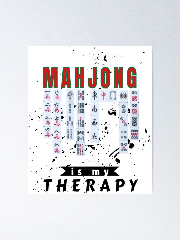Mahjong Game Mah Jongg Online Player Tile Men's Hoodie