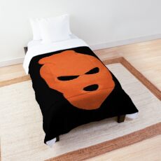 BLANK FACE ORANGE Comforter