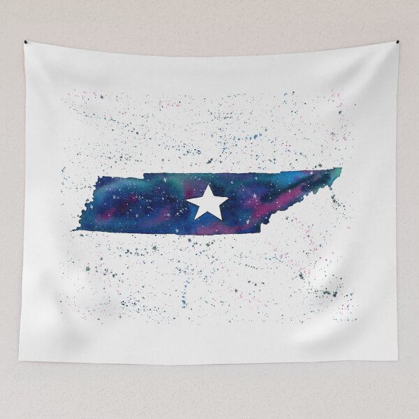 Item preview, Tennessee State Painting / Nashville art / Galaxy art  designed and sold by Alisha Watercolors.