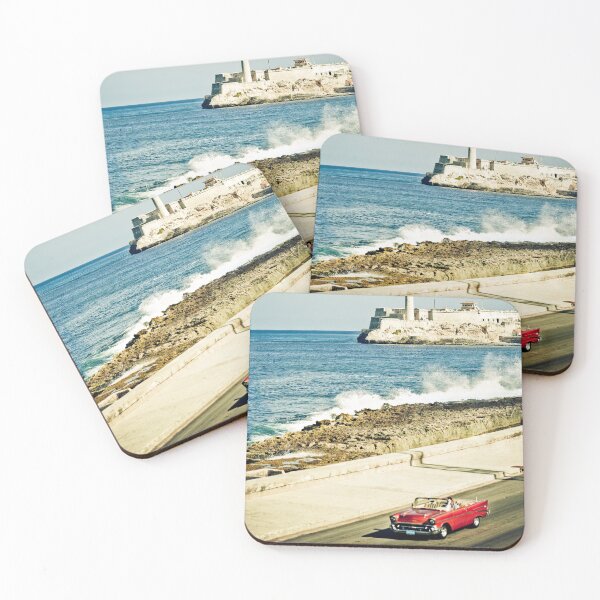Item preview, Old car on Malecon of Havana, Cuba designed and sold by ArtMarie.