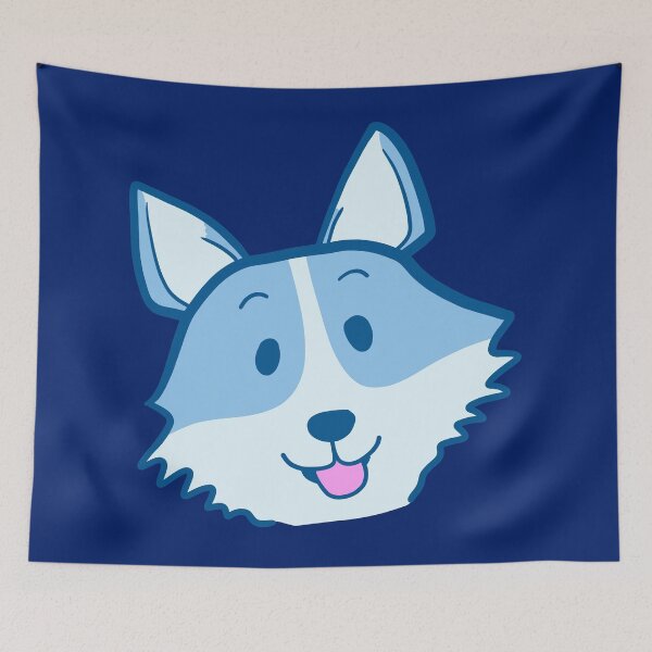 Item preview, Sweet Blue Corgi designed and sold by KelseyLovelle.