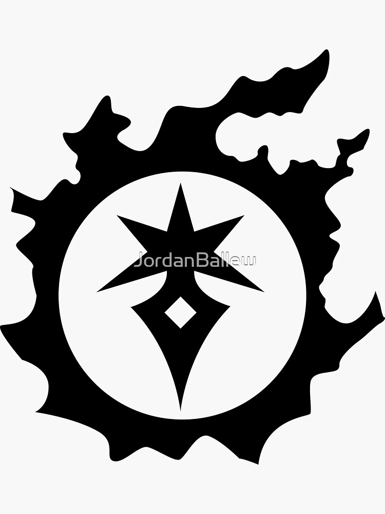 FFXIV - Dark Knight Icon (Black) | Sticker