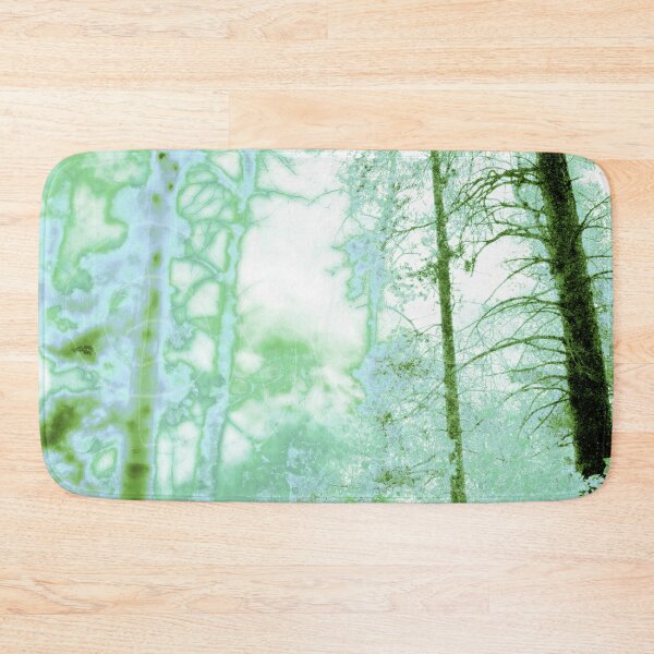 Item preview, Magical forest in frosty blues and greens designed and sold by Boho Contessa.