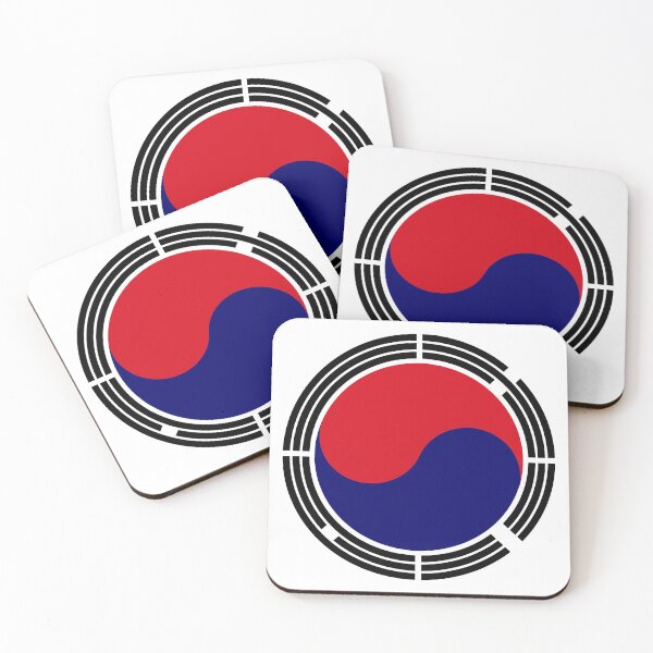 Item preview, Korean Patriot Flag Series designed and sold by Carbon-Fibre Media.