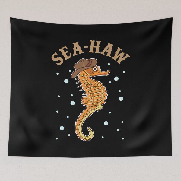 Item preview, Cute & Funny Sea-Haw Hilarious Seahorse Pun Seahaw designed and sold by perfectpresents.