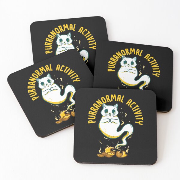 Item preview, Funny Purranormal Activity Ghost Cat Halloween designed and sold by perfectpresents.