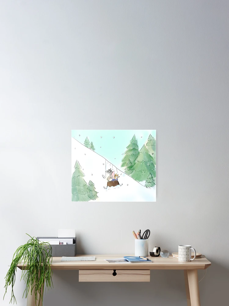 Thumbnail 2 of 3, Poster, Sleigh Ride designed and sold by Viminity.
