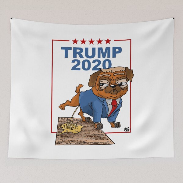 Item preview, Trump Pug designed and sold by Mighty-Zandor.