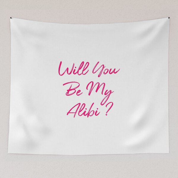 Item preview, Will You Be My Alibi Funny True Crime Mystery designed and sold by at85productions.