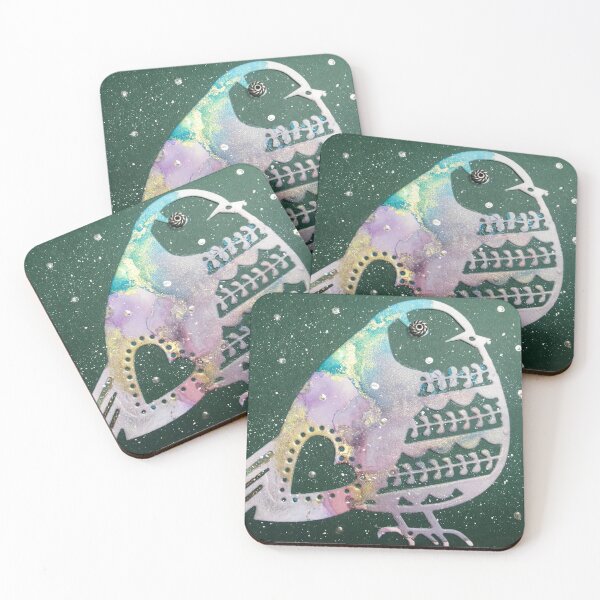 Item preview, Navidad Robin en la nieve. designed and sold by Gill Barrett Art.