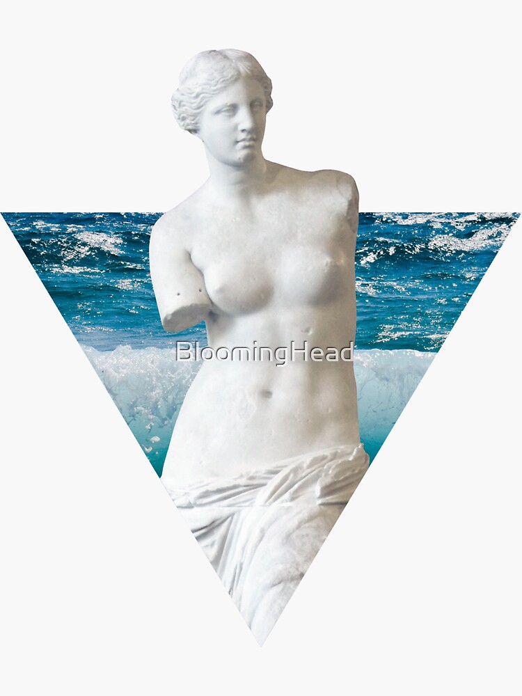 Thumbnail 3 of 3, Sticker, Aphrodite statue designed and sold by BloomingHead.