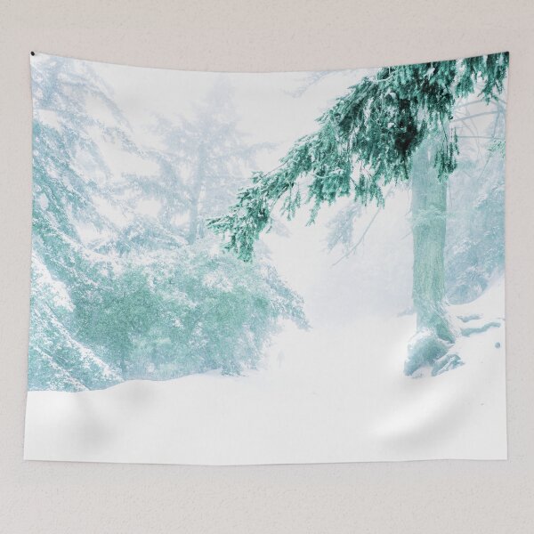 Item preview, Emerald forest in blizzard designed and sold by Boho Contessa.