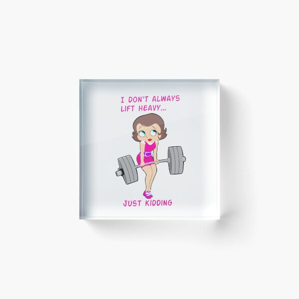 Item preview, Barbell Girl, Girls who lift, Fitness girl designed and sold by Tim Addison.