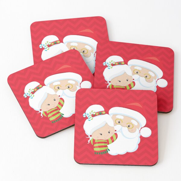 Item preview, Mr & Mrs Claus Chevron Background designed and sold by blayzeink.