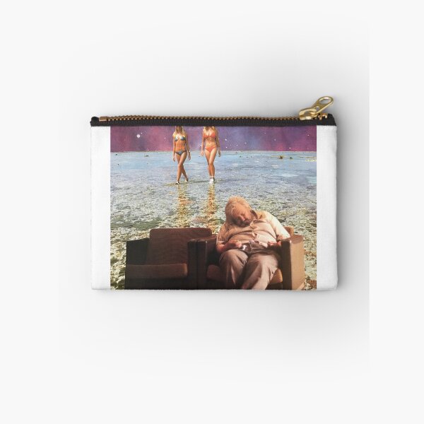 Item preview, Day dream, women, beach, space, couch, nap, old man, Bikini,  vintage, collage, surreal designed and sold by AndyAltered.
