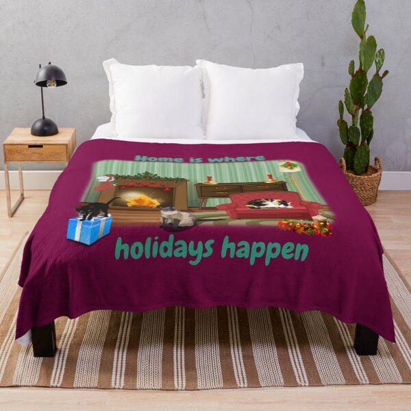 Item preview, Home is Where Holidays Happen for cats designed and sold by DAscroft.