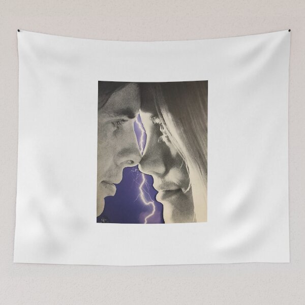 Item preview, Man, woman, lightning, couple, collage, love, vintage  designed and sold by AndyAltered.