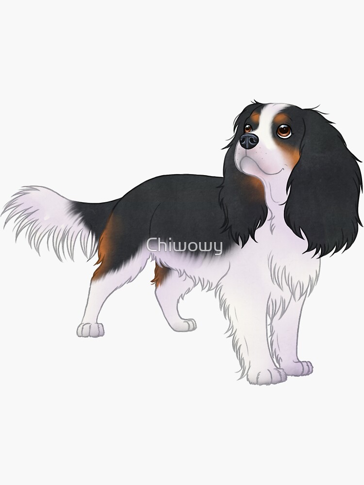 Cavalier king charles spaniel cute puppy dog by Chiwowy