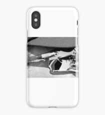 plane on the brain bw iPhone Case/Skin