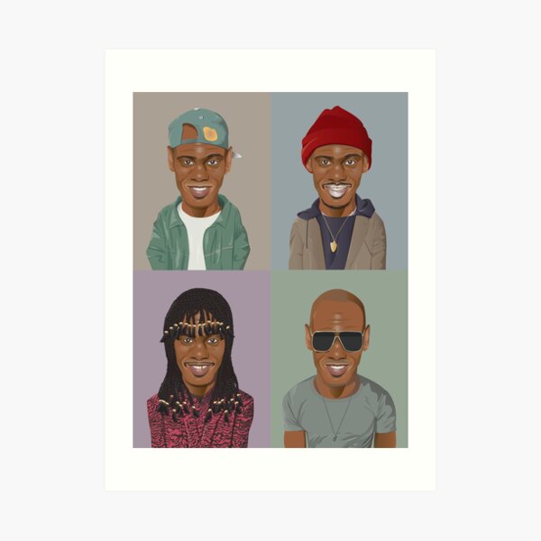 The Evolution of Dave Chappelle Art Print